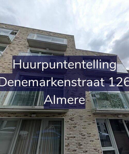 Foto gevel Huurpuntentelling voor Denemarkenstraat 126, Almere