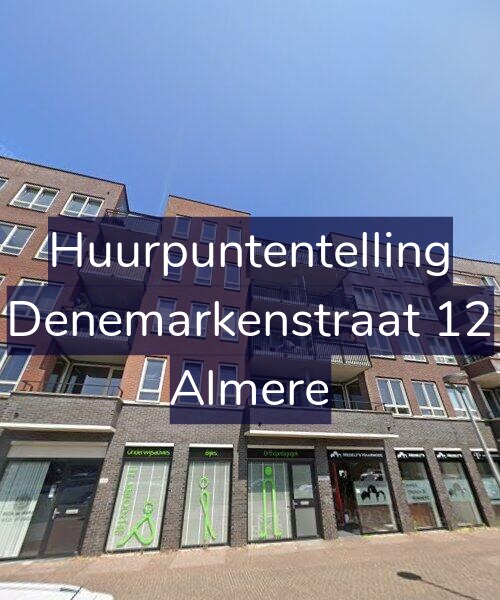 Foto gevel Huurpuntentelling voor Denemarkenstraat 12, Almere
