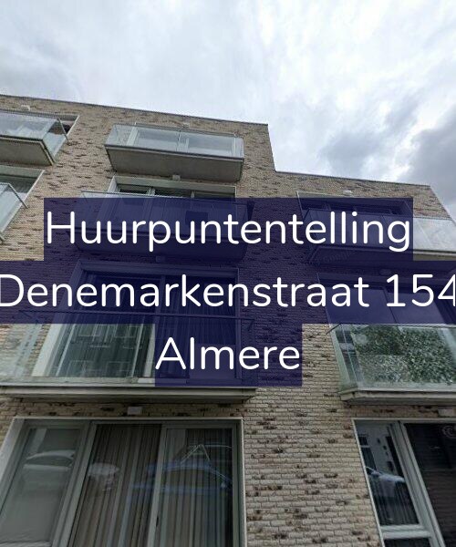 Foto gevel Huurpuntentelling voor Denemarkenstraat 154, Almere