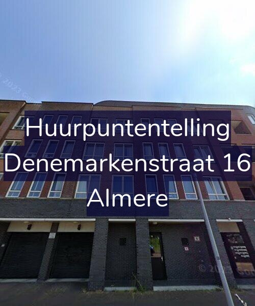 Foto gevel Huurpuntentelling voor Denemarkenstraat 16, Almere