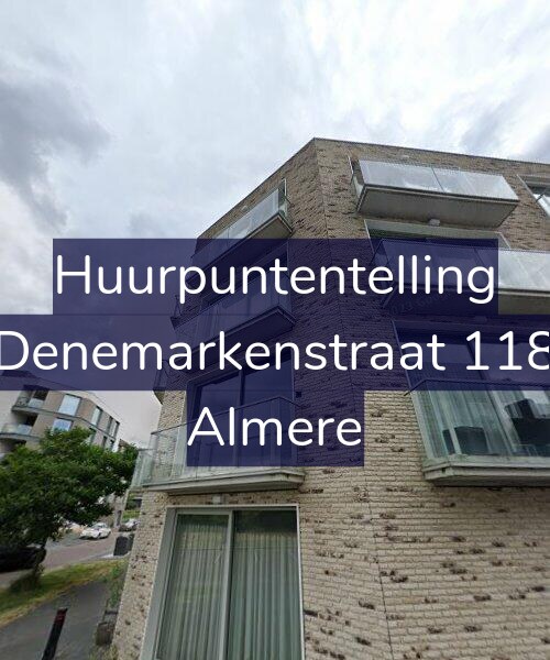Foto gevel Huurpuntentelling voor Denemarkenstraat 118, Almere