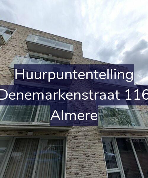 Foto gevel Huurpuntentelling voor Denemarkenstraat 116, Almere