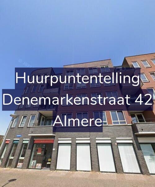 Foto gevel Huurpuntentelling voor Denemarkenstraat 42, Almere