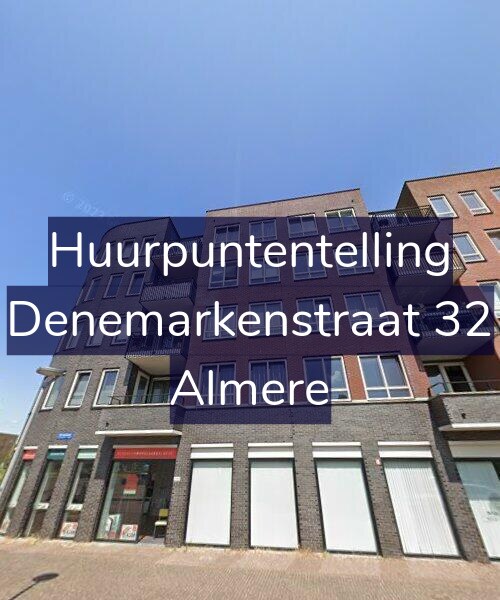 Foto gevel Huurpuntentelling voor Denemarkenstraat 32, Almere