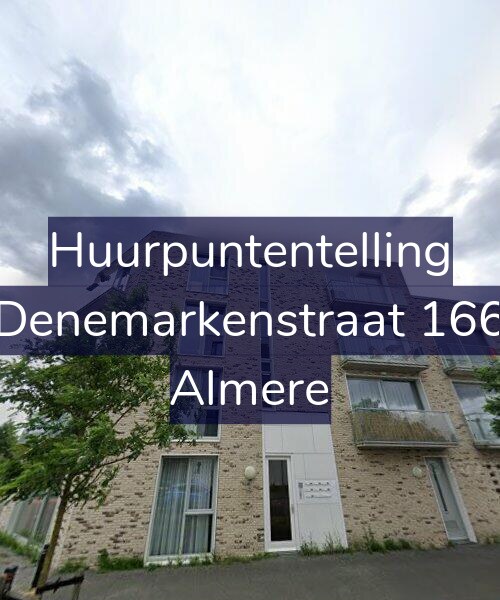 Foto gevel Huurpuntentelling voor Denemarkenstraat 166, Almere