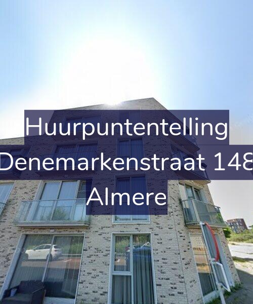 Foto gevel Huurpuntentelling voor Denemarkenstraat 148, Almere