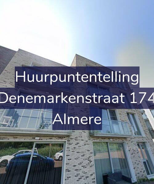 Foto gevel Huurpuntentelling voor Denemarkenstraat 174, Almere