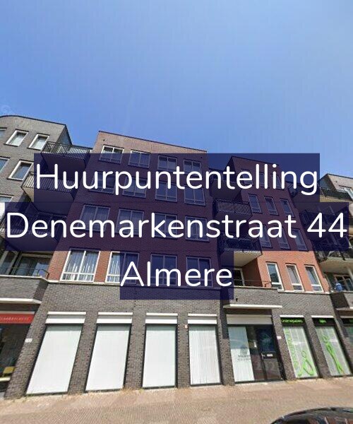 Foto gevel Huurpuntentelling voor Denemarkenstraat 44, Almere
