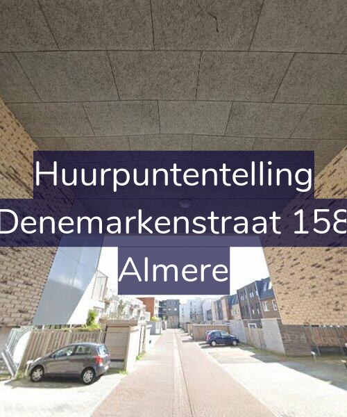 Foto gevel Huurpuntentelling voor Denemarkenstraat 158, Almere