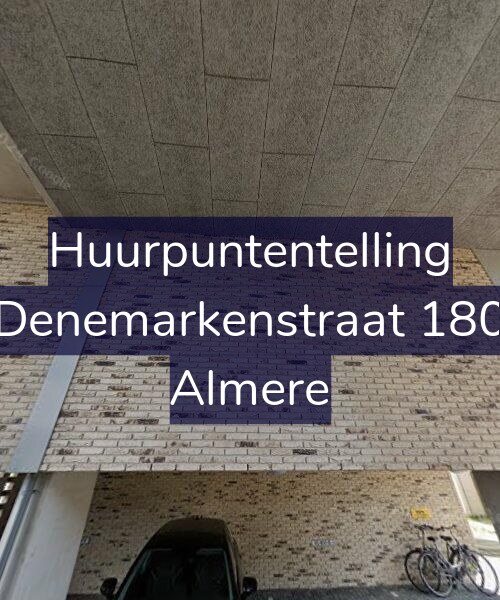 Foto gevel Huurpuntentelling voor Denemarkenstraat 180, Almere