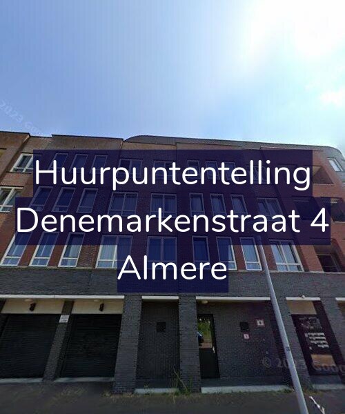 Foto gevel Huurpuntentelling voor Denemarkenstraat 4, Almere
