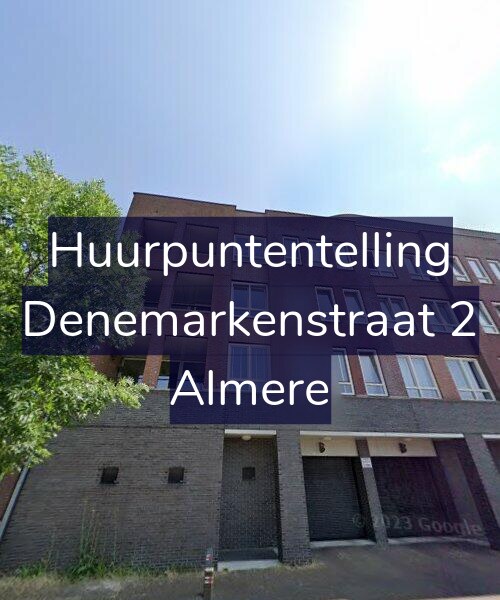 Foto gevel Huurpuntentelling voor Denemarkenstraat 2, Almere