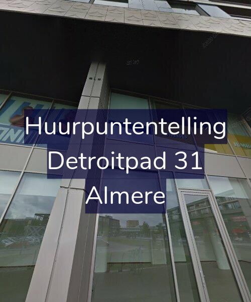 Foto gevel Huurpuntentelling voor Detroitpad 31, Almere