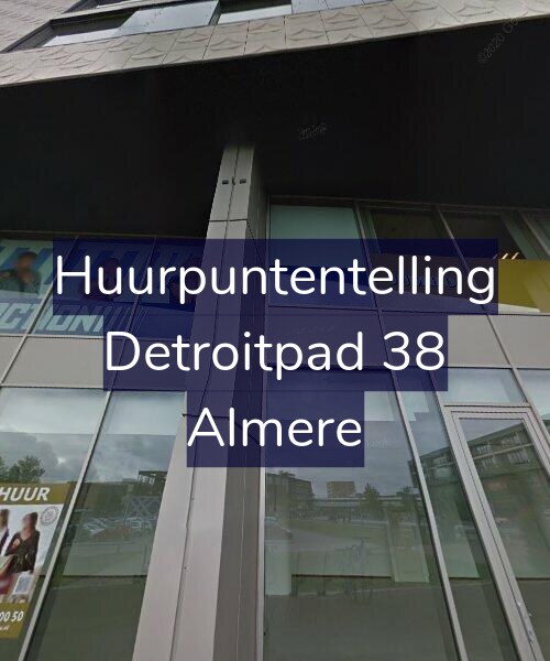 Foto gevel Huurpuntentelling voor Detroitpad 38, Almere
