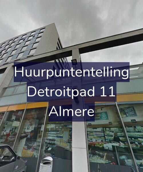 Foto gevel Huurpuntentelling voor Detroitpad 11, Almere