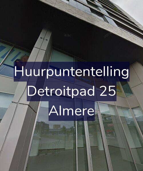 Foto gevel Huurpuntentelling voor Detroitpad 25, Almere
