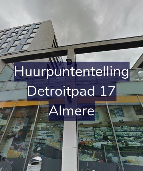 Foto gevel Huurpuntentelling voor Detroitpad 17, Almere
