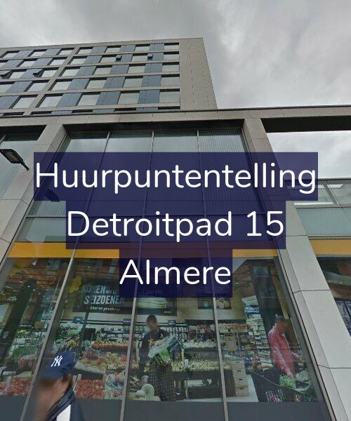 Foto gevel Huurpuntentelling voor Detroitpad 15, Almere