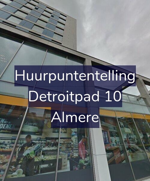Foto gevel Huurpuntentelling voor Detroitpad 10, Almere