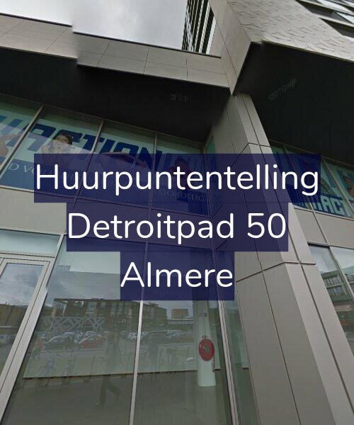 Foto gevel Huurpuntentelling voor Detroitpad 50, Almere