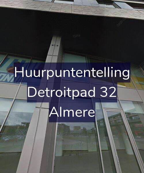 Foto gevel Huurpuntentelling voor Detroitpad 32, Almere