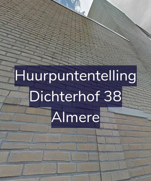 Foto gevel Huurpuntentelling voor Dichterhof 38, Almere