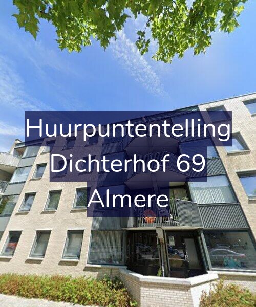 Foto gevel Huurpuntentelling voor Dichterhof 69, Almere