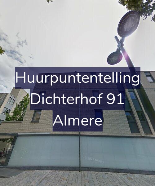 Foto gevel Huurpuntentelling voor Dichterhof 91, Almere
