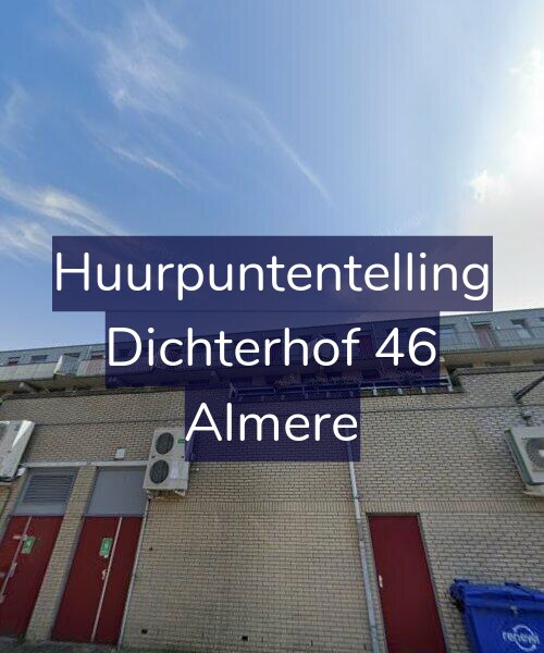 Foto gevel Huurpuntentelling voor Dichterhof 46, Almere