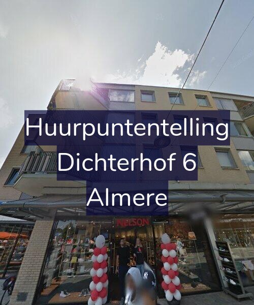 Foto gevel Huurpuntentelling voor Dichterhof 6, Almere