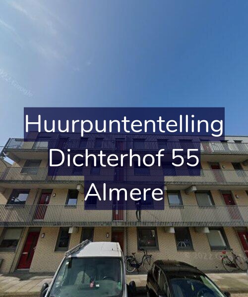 Foto gevel Huurpuntentelling voor Dichterhof 55, Almere