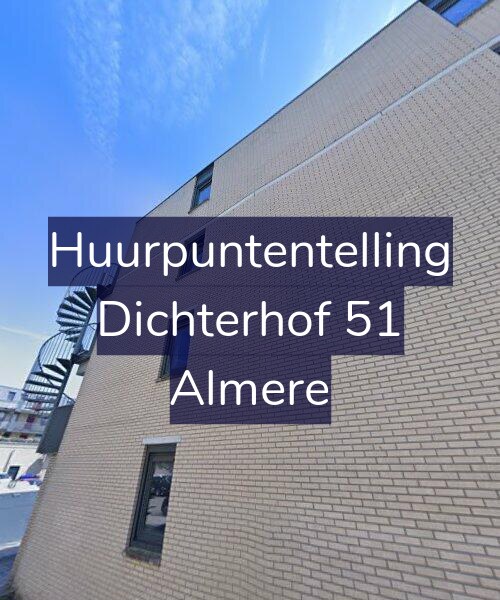 Foto gevel Huurpuntentelling voor Dichterhof 51, Almere