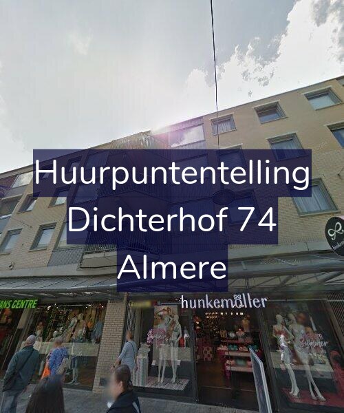 Foto gevel Huurpuntentelling voor Dichterhof 74, Almere