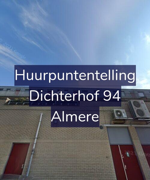 Foto gevel Huurpuntentelling voor Dichterhof 94, Almere