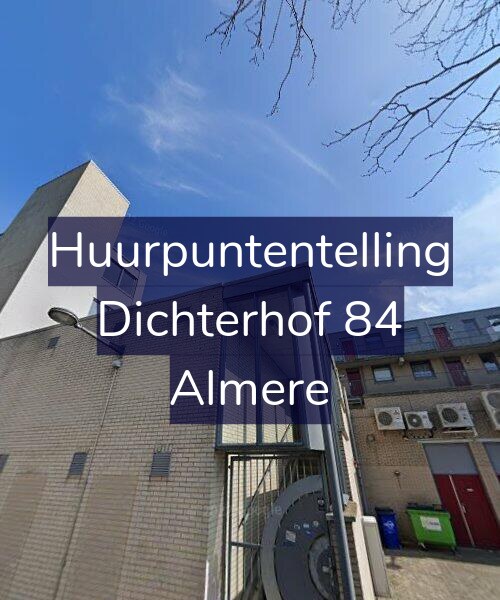 Foto gevel Huurpuntentelling voor Dichterhof 84, Almere