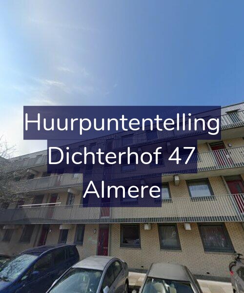 Foto gevel Huurpuntentelling voor Dichterhof 47, Almere