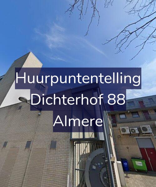 Foto gevel Huurpuntentelling voor Dichterhof 88, Almere