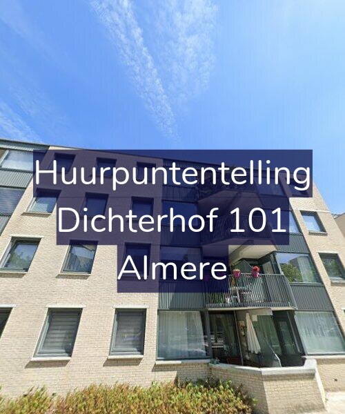 Foto gevel Huurpuntentelling voor Dichterhof 101, Almere
