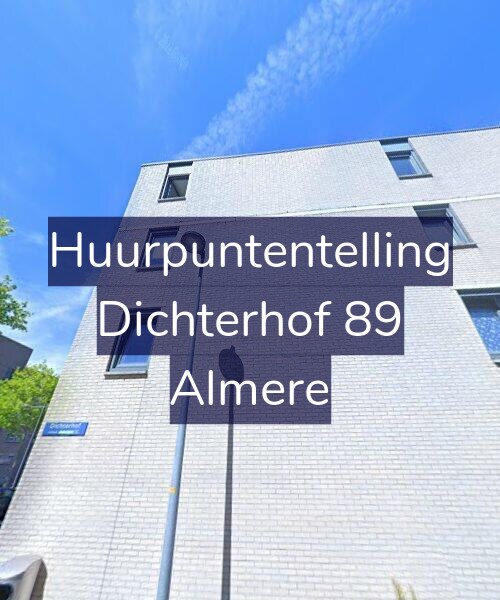 Foto gevel Huurpuntentelling voor Dichterhof 89, Almere