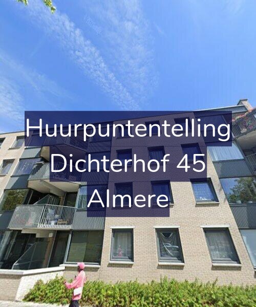 Foto gevel Huurpuntentelling voor Dichterhof 45, Almere