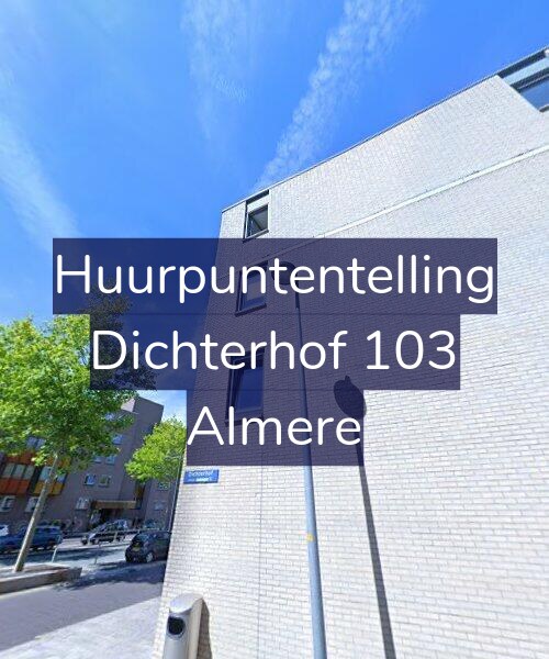 Foto gevel Huurpuntentelling voor Dichterhof 103, Almere