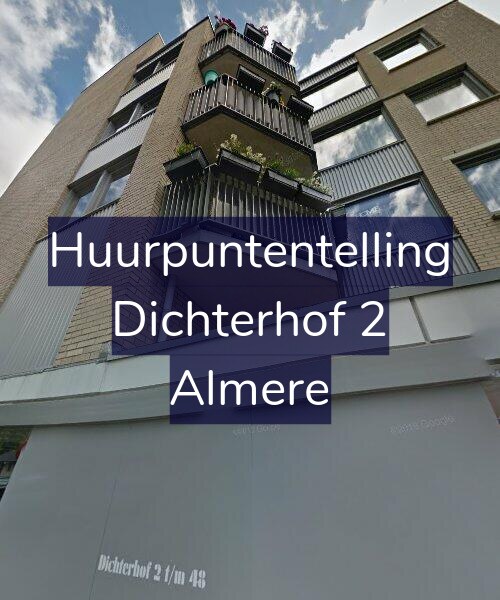 Foto gevel Huurpuntentelling voor Dichterhof 2, Almere