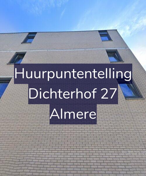 Foto gevel Huurpuntentelling voor Dichterhof 27, Almere