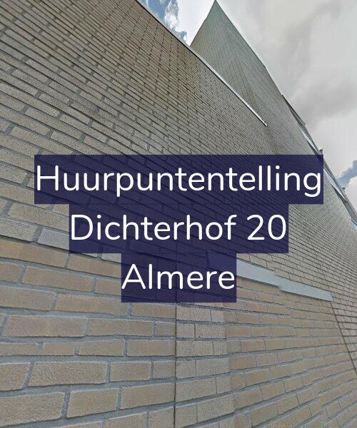 Foto gevel Huurpuntentelling voor Dichterhof 20, Almere