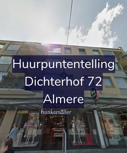 Foto gevel Huurpuntentelling voor Dichterhof 72, Almere