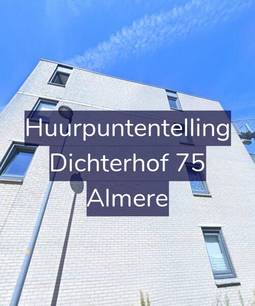 Foto gevel Huurpuntentelling voor Dichterhof 75, Almere
