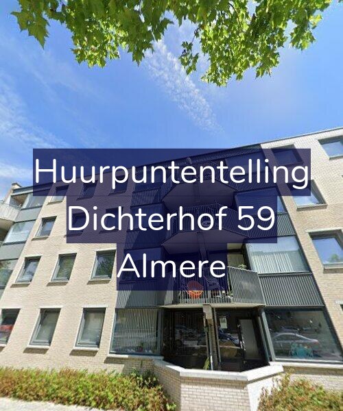 Foto gevel Huurpuntentelling voor Dichterhof 59, Almere