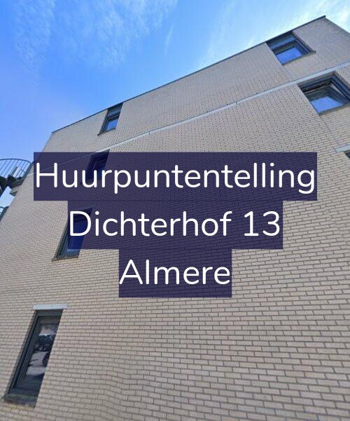 Foto gevel Huurpuntentelling voor Dichterhof 13, Almere