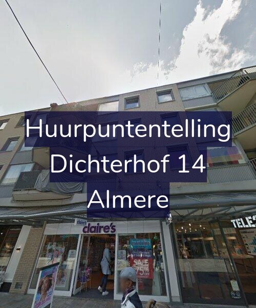 Foto gevel Huurpuntentelling voor Dichterhof 14, Almere