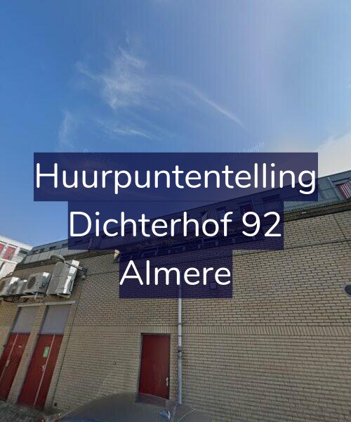 Foto gevel Huurpuntentelling voor Dichterhof 92, Almere